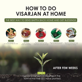 8.5 Inch Mahodhar Eco-Friendly Ganesha Idol in Padmasana Pose of Ganpati