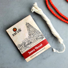 1 Pc. White Cotton Janeu Thread