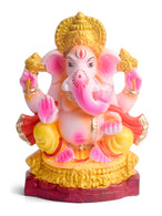 7.5 Inch Devendrashika Eco-Friendly Ganesha Idol