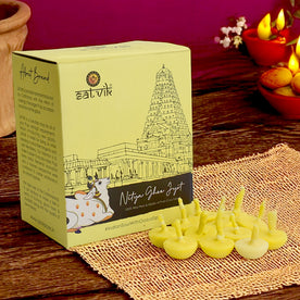 100 Pc Pure Cow Ghee Diya Wicks