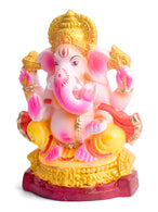 7.5 Inch Devendrashika Eco-Friendly Ganesha Idol