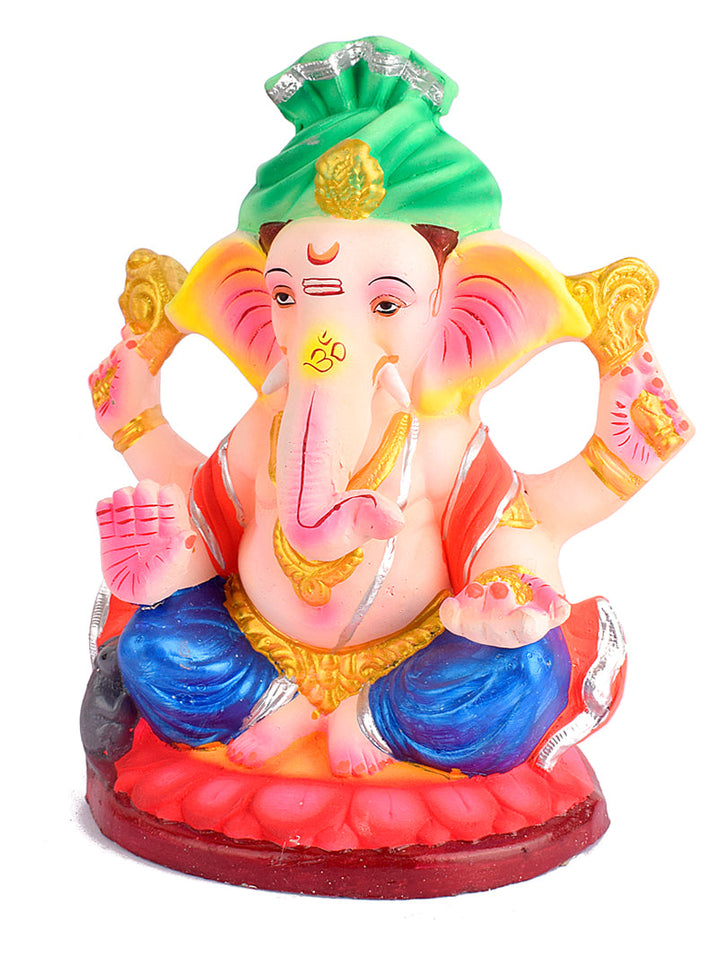 9 INCH Skandapurvaja Eco-Friendly Ganesha Idol