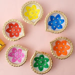 Set of 6 Clay Diya