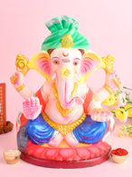 9 INCH Skandapurvaja Eco-Friendly Ganesha Idol