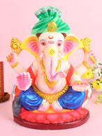 9 INCH Skandapurvaja Eco-Friendly Ganesha Idol