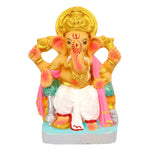8.5 Inch Tarun Eco Friendly Ganpati Ganesha Murti in Raja Pose of Ganpati