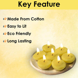 100 Pc Pure Cow Ghee Diya Wicks