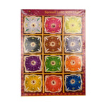 Set of 12 Traditional Clay Diya