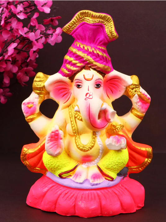 6.5 Inch Eco Friendly Ganpati Ganesha Murti