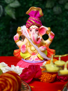 6.5 Inch Eco Friendly Ganpati Ganesha Murti