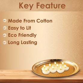 150 Pc Pure Ghee Diya Wicks